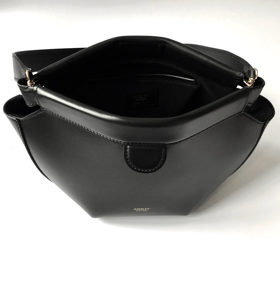 Phoebe Shoulder Bag in Smooth Italian Leather